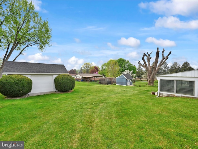 218 W Franklin Ave, Myerstown, PA 17067 - view of yard featuring fence and an outdoor structure