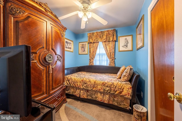 7202 Good Luck Rd, Lanham, MD 20706 - carpeted bedroom featuring a ceiling fan