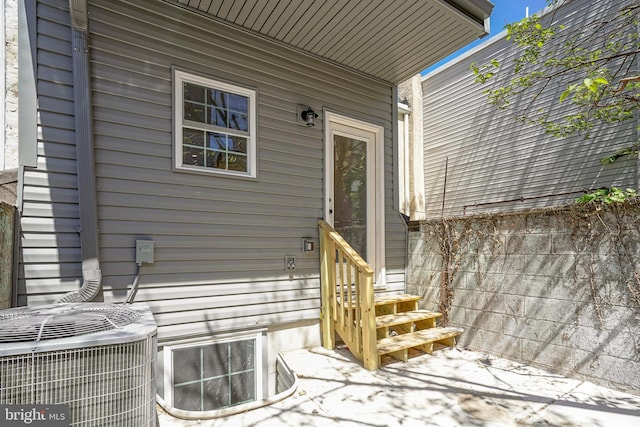 2326 Gerritt St, Philadelphia, PA 19146 - property entrance with central air condition unit