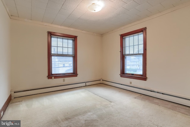 350 E Derry Rd, Hershey, PA 17033 - spare room featuring carpet and a baseboard heating unit