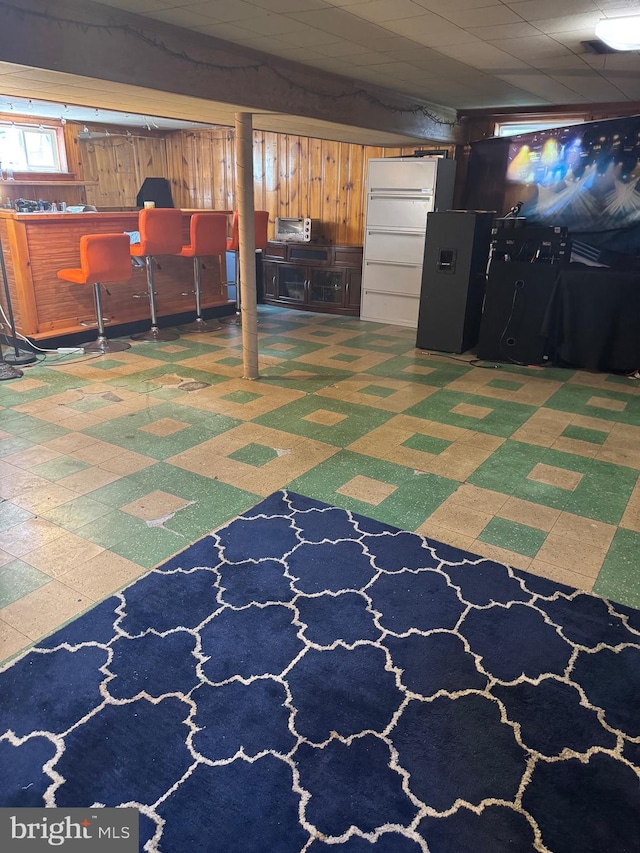 603 Leuckel Ave, Hamilton, NJ 08619 - basement featuring tile patterned floors