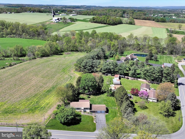 917 Houtztown Rd, Myerstown, PA 17067 - birds eye view of property with a rural view