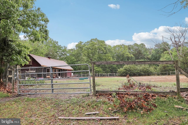 595 Tabernacle Rd, Medford, NJ 08055 - view of yard featuring fence and a gate