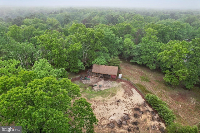 595 Tabernacle Rd, Medford, NJ 08055 - view of subject property with a heavily wooded area