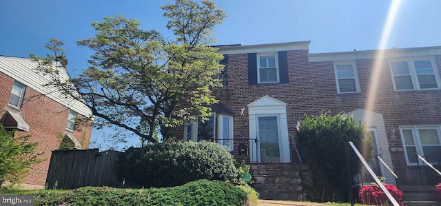multi unit property with brick siding