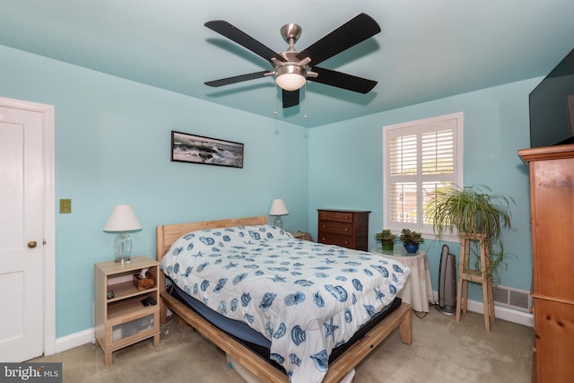 263 Medwick Garth E, Baltimore, MD 21228 - carpeted bedroom featuring baseboards and a ceiling fan
