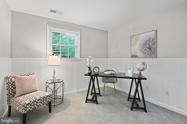503 Colony Ct NW, Vienna, VA 22180 - office featuring a wainscoted wall and carpet
