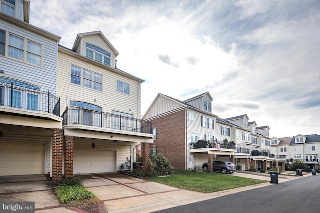 exterior space with a residential view