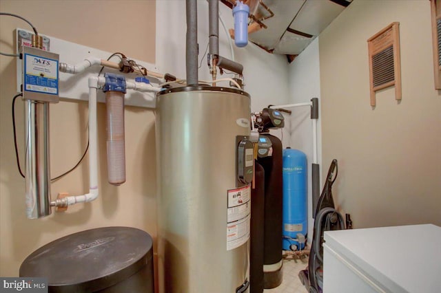 utilities featuring water heater