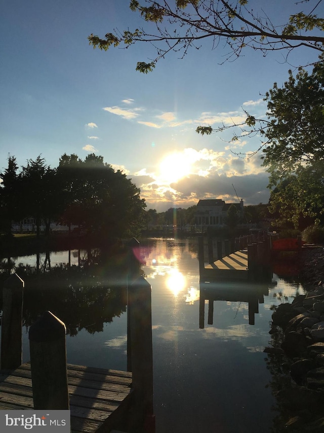 13295 Rollie Road E Rd, Bishopville, MD 21813 - water view featuring a dock
