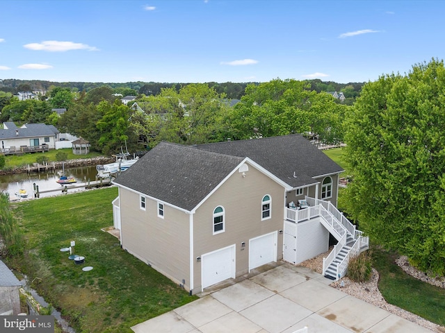 13295 Rollie Road E Rd, Bishopville, MD 21813 - aerial view of property and surrounding area with a nearby body of water