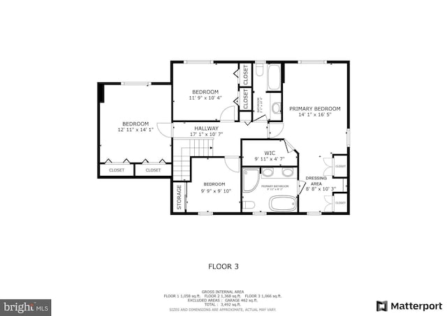 9504 Broome Ct, Vienna, VA 22182 - property floor plan