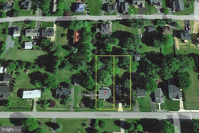 map / location with property parcel outlined