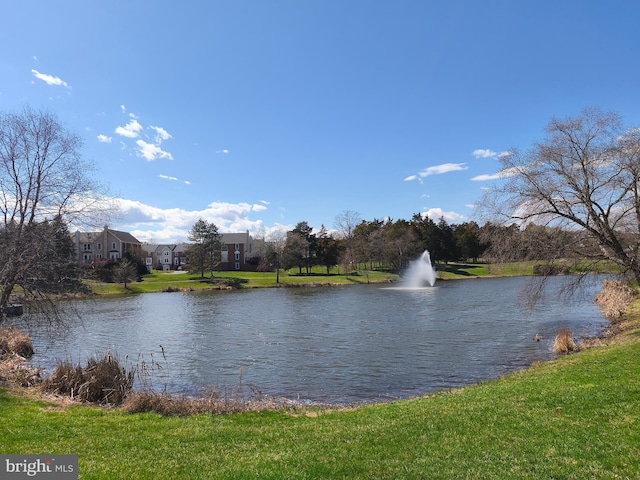 view of water feature