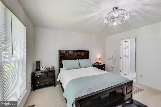 5922 Terrapin Pl Unit 5922, Alexandria, VA 22310 - bedroom with light carpet and a chandelier