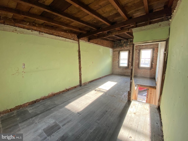 interior space featuring hardwood / wood-style floors