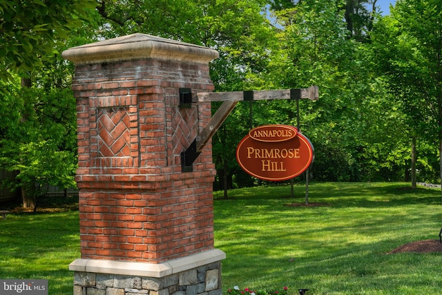52 Primrose Hill Ln, Annapolis, MD 21403 - community / neighborhood sign with a yard