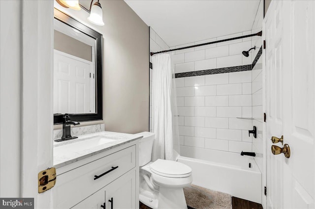 317 Nicholas, Wilmington, DE 19808 - bathroom featuring vanity, toilet, and shower / bath combo