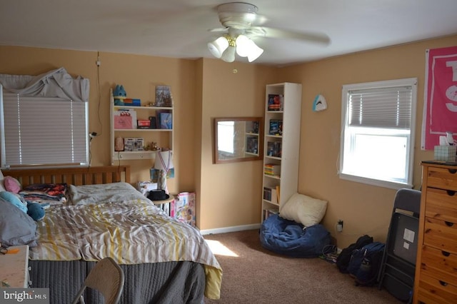1837 Watson Rd, Abington, PA 19001 - carpeted bedroom with ceiling fan