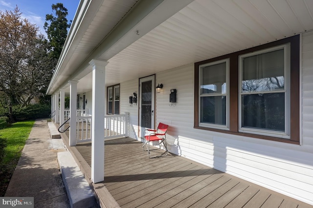 104 N Custer Ave, New Holland, PA 17557 - wooden deck with a porch