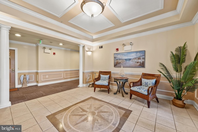 lobby with visible vents