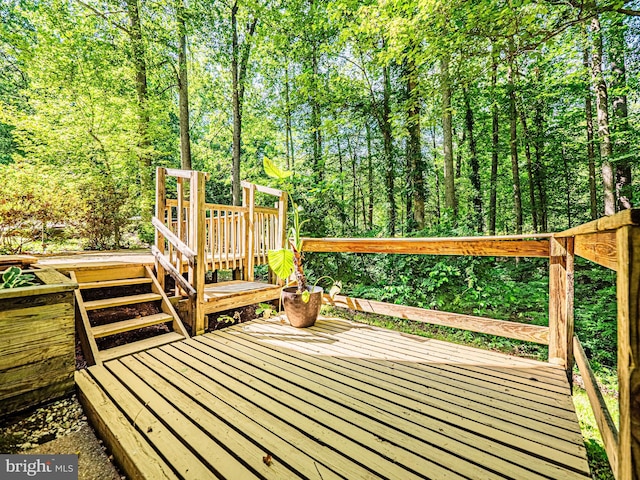 11039 Timberview Dr, Manassas, VA 20111 - deck with a forest view