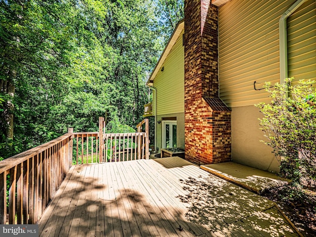 11039 Timberview Dr, Manassas, VA 20111 - view of wooden deck