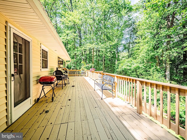 11039 Timberview Dr, Manassas, VA 20111 - wooden terrace featuring view of scattered trees