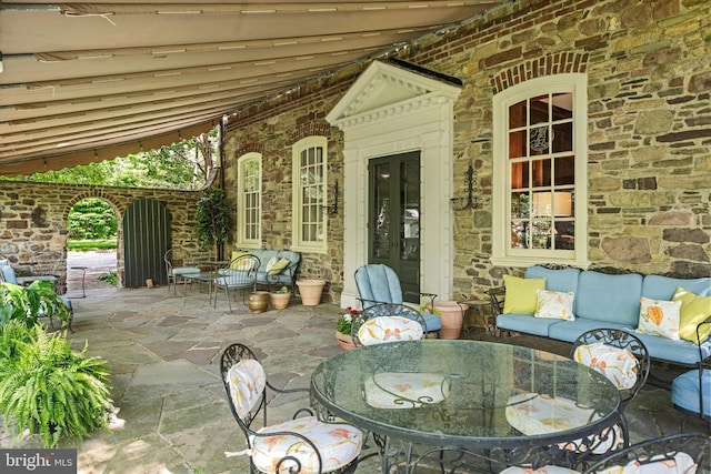 805 Evans Rd, Gwynedd Valley, PA 19437 - view of patio featuring outdoor dining area