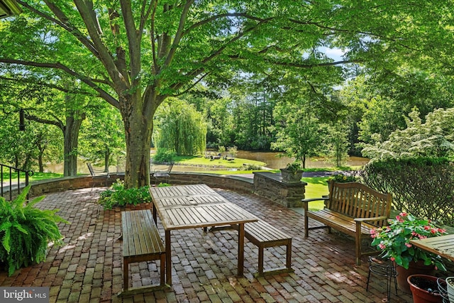 805 Evans Rd, Gwynedd Valley, PA 19437 - view of patio featuring view of scattered trees