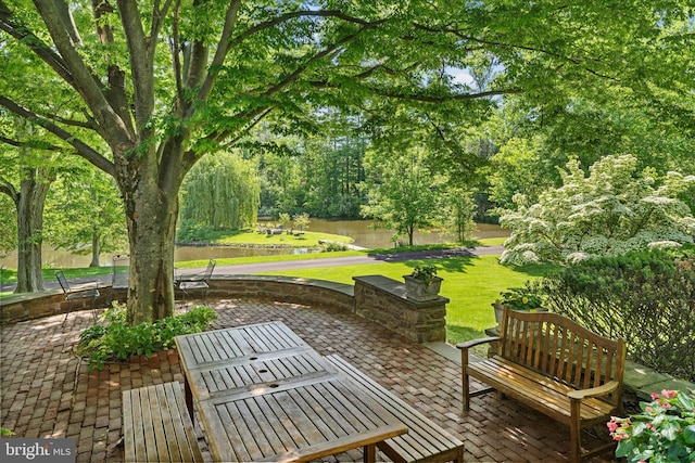 805 Evans Rd, Gwynedd Valley, PA 19437 - view of home's community featuring a patio and a water view