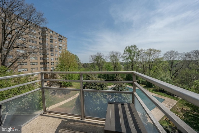 1030 E Lancaster Ave Unit 330, Bryn Mawr, PA 19010 - view of balcony