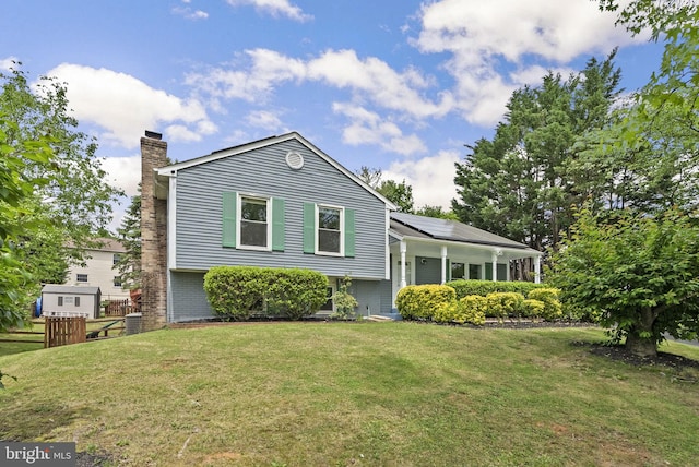 13405 Wisteria Dr, Germantown, MD 20874 - view of front of property with a chimney