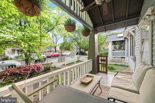 2610 Hamlin St NE, Washington, DC 20018 - balcony featuring covered porch