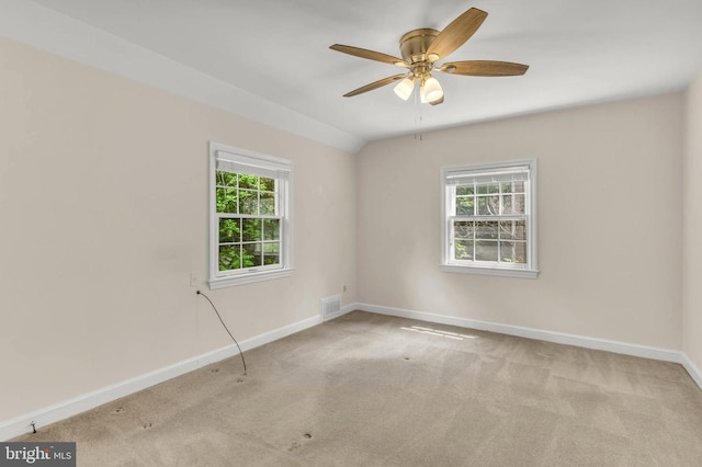 1529 Red Oak Dr, Silver Spring, MD 20910 - empty room featuring baseboards, carpet flooring, and a ceiling fan