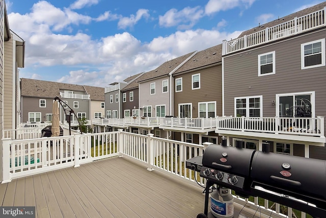 1701 Beech Leaf St, Dumfries, VA 22026 - deck with a residential view