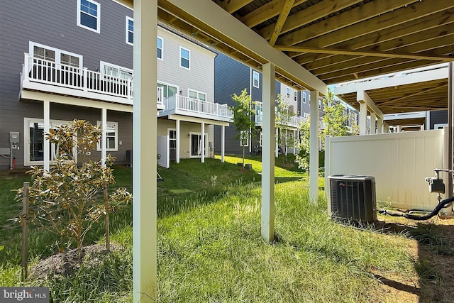 1701 Beech Leaf St, Dumfries, VA 22026 - view of grassy yard featuring cooling unit