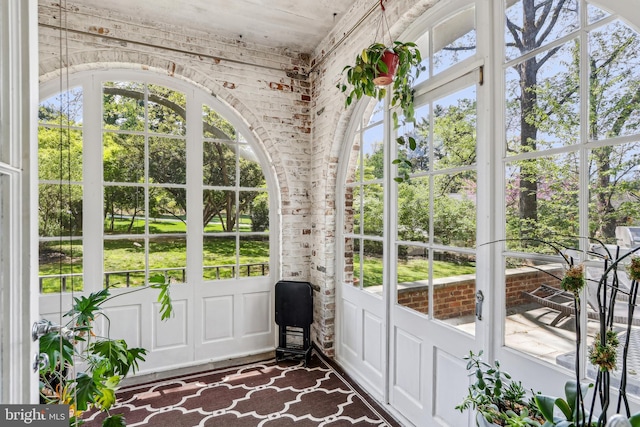 33 Rosedale Rd, Princeton, NJ 08540 - unfurnished sunroom with plenty of natural light and french doors