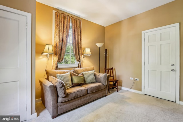 33 Rosedale Rd, Princeton, NJ 08540 - living area featuring baseboards and carpet flooring