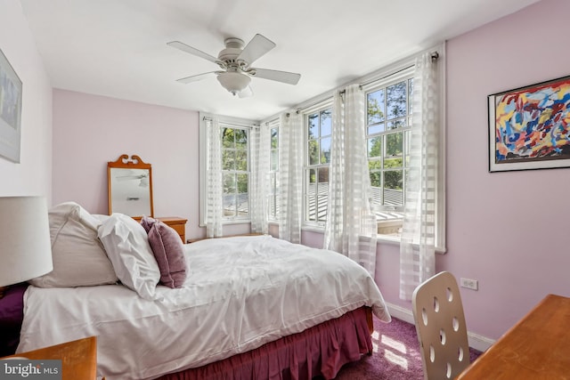 33 Rosedale Rd, Princeton, NJ 08540 - carpeted bedroom featuring a ceiling fan