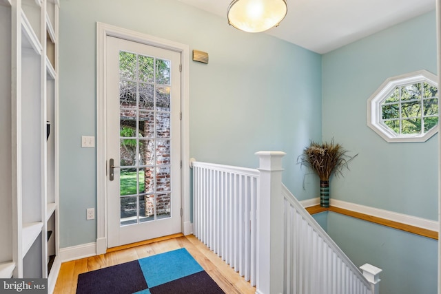 33 Rosedale Rd, Princeton, NJ 08540 - entryway featuring light wood finished floors and baseboards