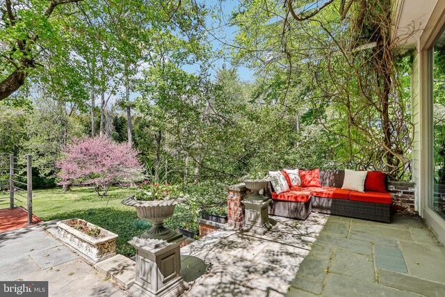 33 Rosedale Rd, Princeton, NJ 08540 - view of patio with an outdoor hangout area
