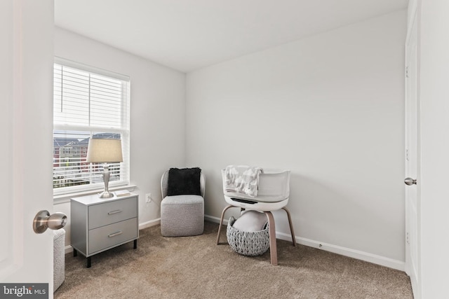 209 Sheridan St, Taneytown, MD 21787 - sitting room featuring carpet floors and baseboards