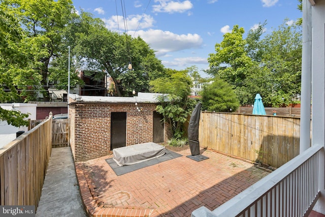 1847 Lamont St NW, Washington, DC 20010 - fenced backyard with a patio