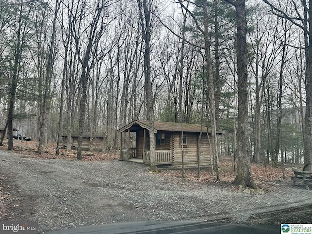view of outdoor structure