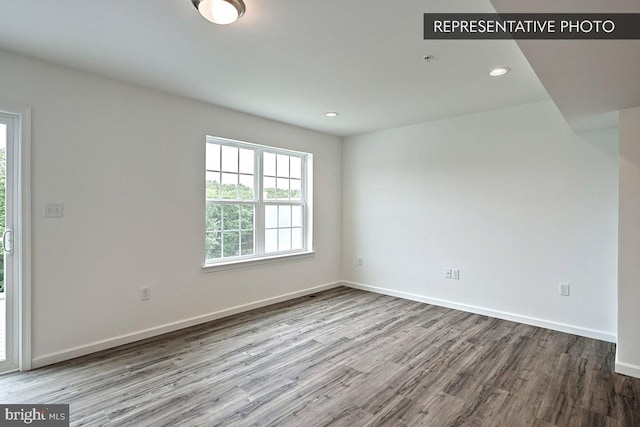 325 Magnolia Ln Lot 103, State College, PA 16803 - unfurnished room with recessed lighting, baseboards, and wood finished floors