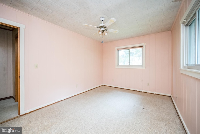 1321 Marsh Hill Rd, Mc Henry, MD 21541 - carpeted spare room with plenty of natural light and ceiling fan