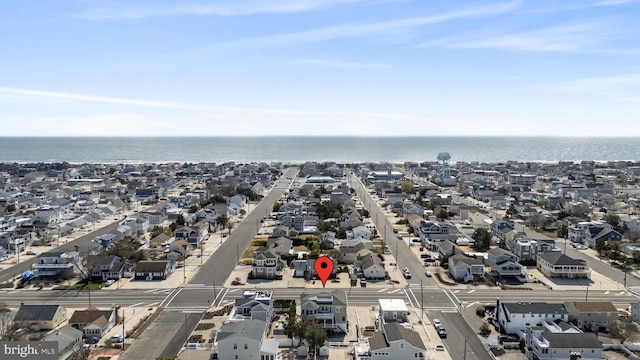 1511 Barnegat Ave, Ship Bottom, NJ 08008 - birds eye view of property with a residential view and a water view