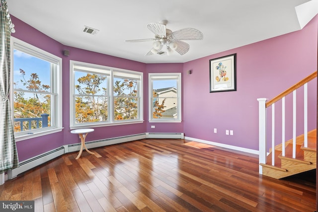 1511 Barnegat Ave, Ship Bottom, NJ 08008 - spare room featuring a wealth of natural light, stairs, and visible vents