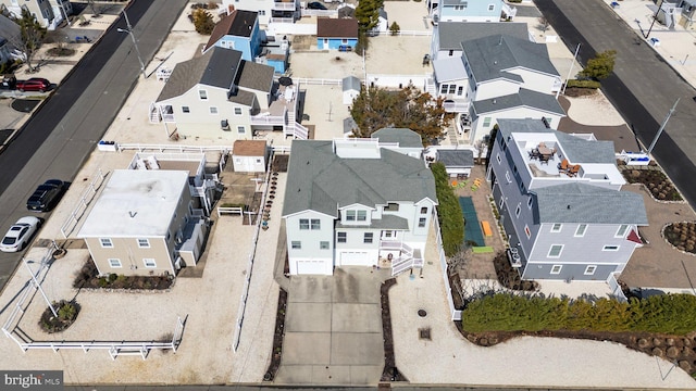 1511 Barnegat Ave, Ship Bottom, NJ 08008 - bird's eye view with a residential view